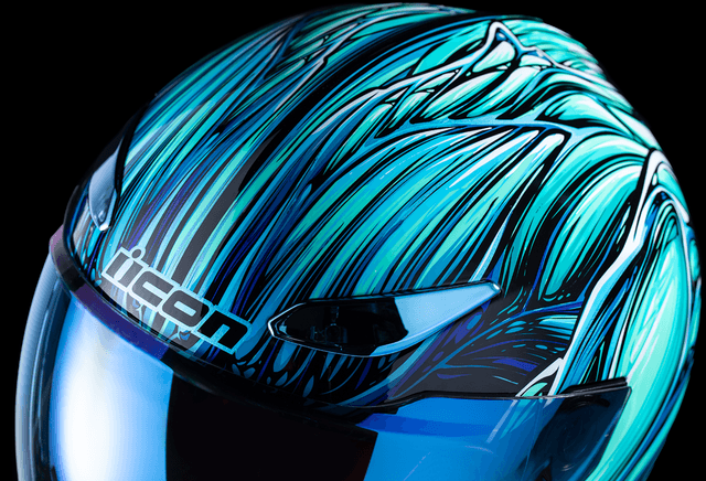 ICON 0101-18532 Domain™ Helmet - Nouveau - Blue - Medium — image 5 of 7