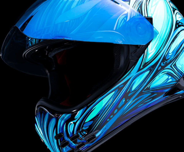 ICON 0101-18533 Domain™ Helmet - Nouveau - Blue - Large — image 5 of 7