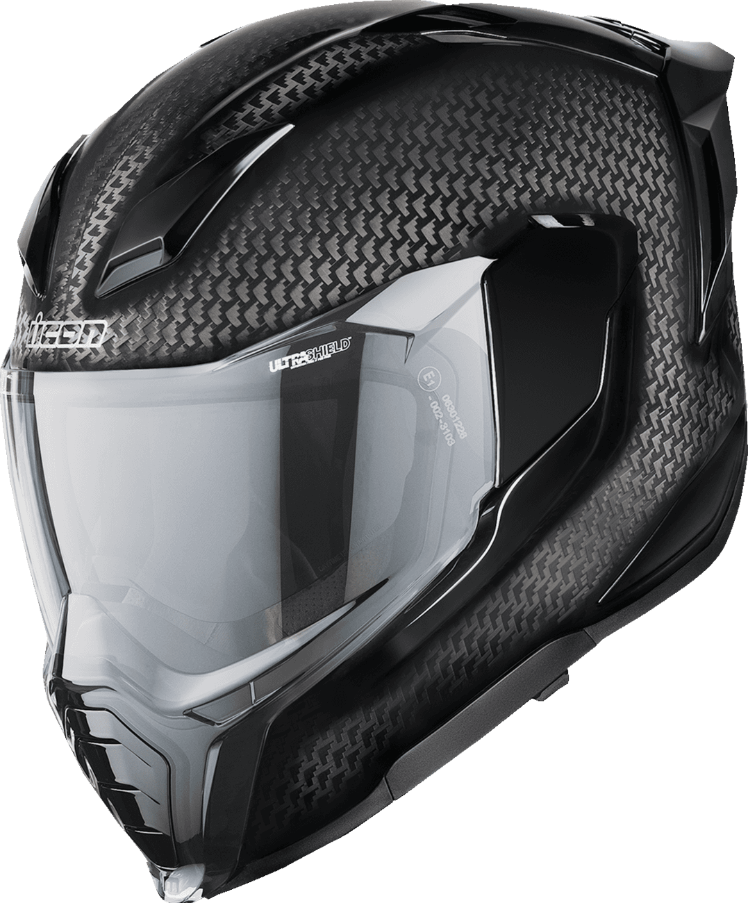 ICON 0101-18578 Ultraflite™ Helmet - Carbon - MIPS® - Black - 3XL