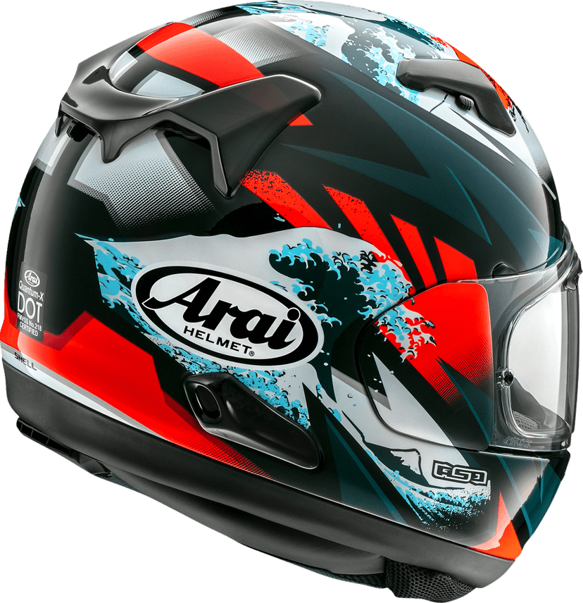 ARAI HELMETS 0101-18601 Quantum-X Helmet - Wave - XL — image 3 of 3