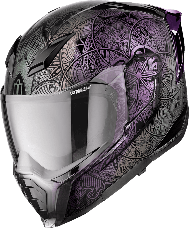 ICON 0101-18618 Ultraflite™ Helmet - Opal Mandala - MIPS® - Purple - Medium — image 1 of 3