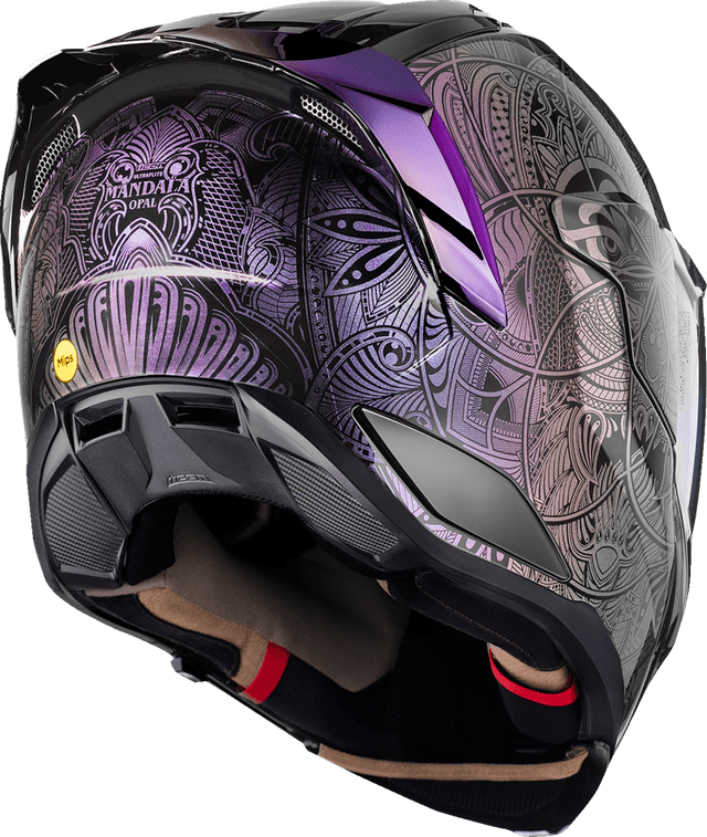ICON 0101-18619 Ultraflite™ Helmet - Opal Mandala - MIPS® - Purple - Large — image 3 of 3