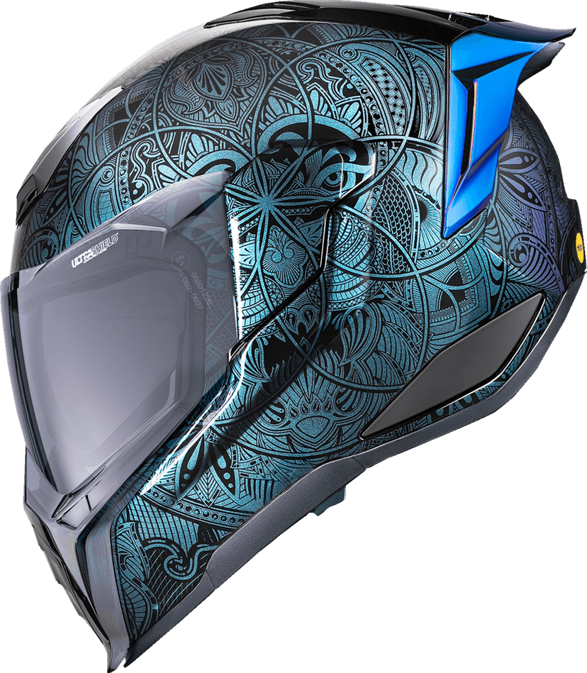 ICON 0101-18697 Ultraflite™ Helmet - Opal Mandala - MIPS® - Blue - Large — image 2 of 3