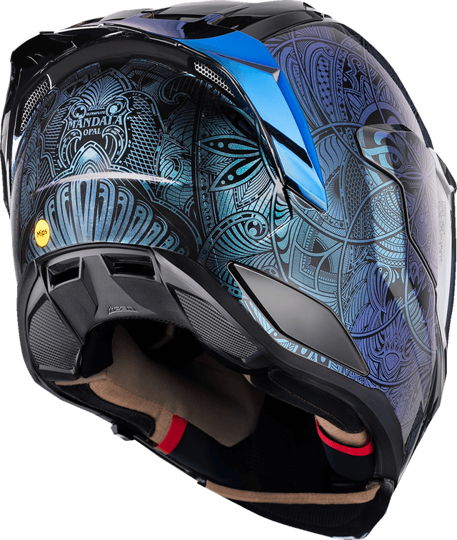 ICON 0101-18698 Ultraflite™ Helmet - Opal Mandala - MIPS® - Blue - XL — image 3 of 3