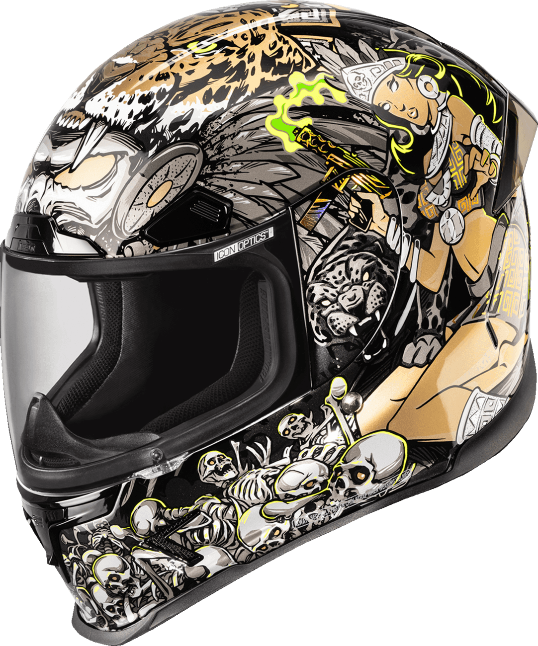 ICON 0101-19168 Airframe Pro™ Helmet - Aztec Nine - Gold - Medium