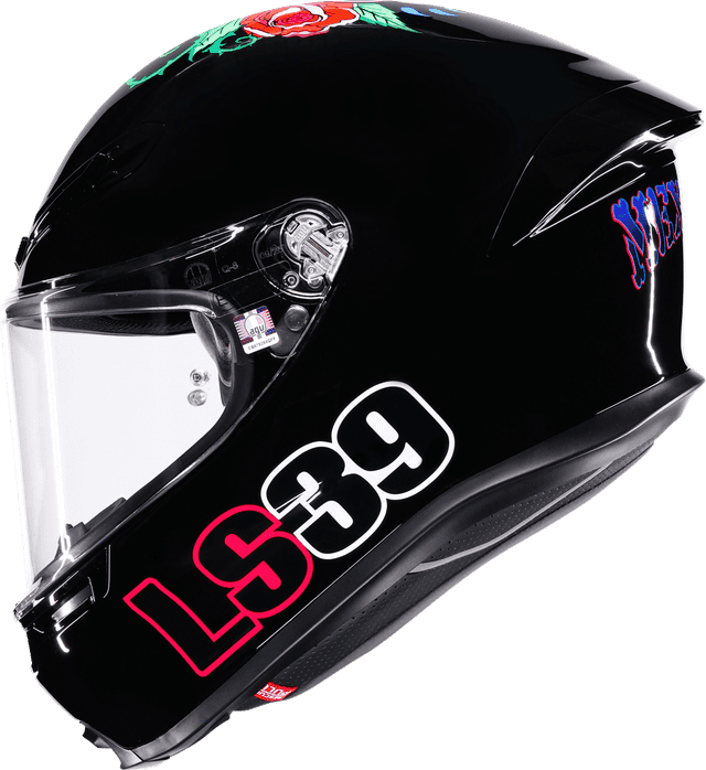 AGV 0101-19195 K6 S Helmet - Salom Tribute - XS — image 5 of 7