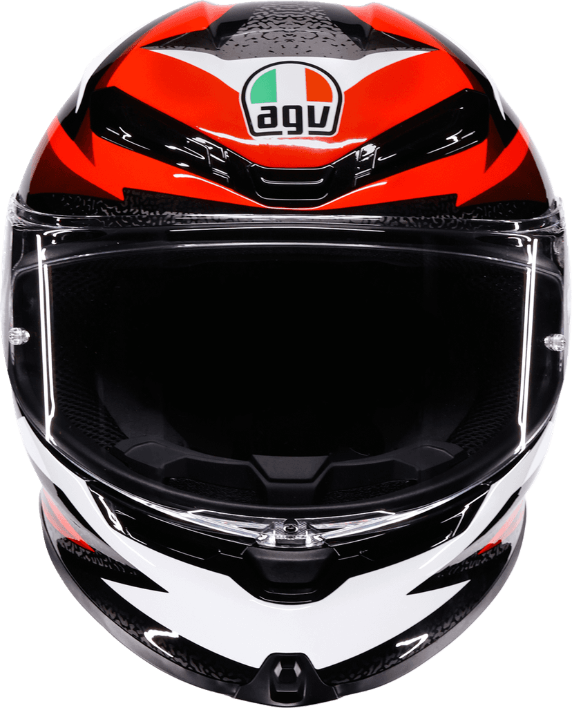 AGV 0101-19202 K6 S Helmet - Braven - Black/Red/White - Medium — image 6 of 7