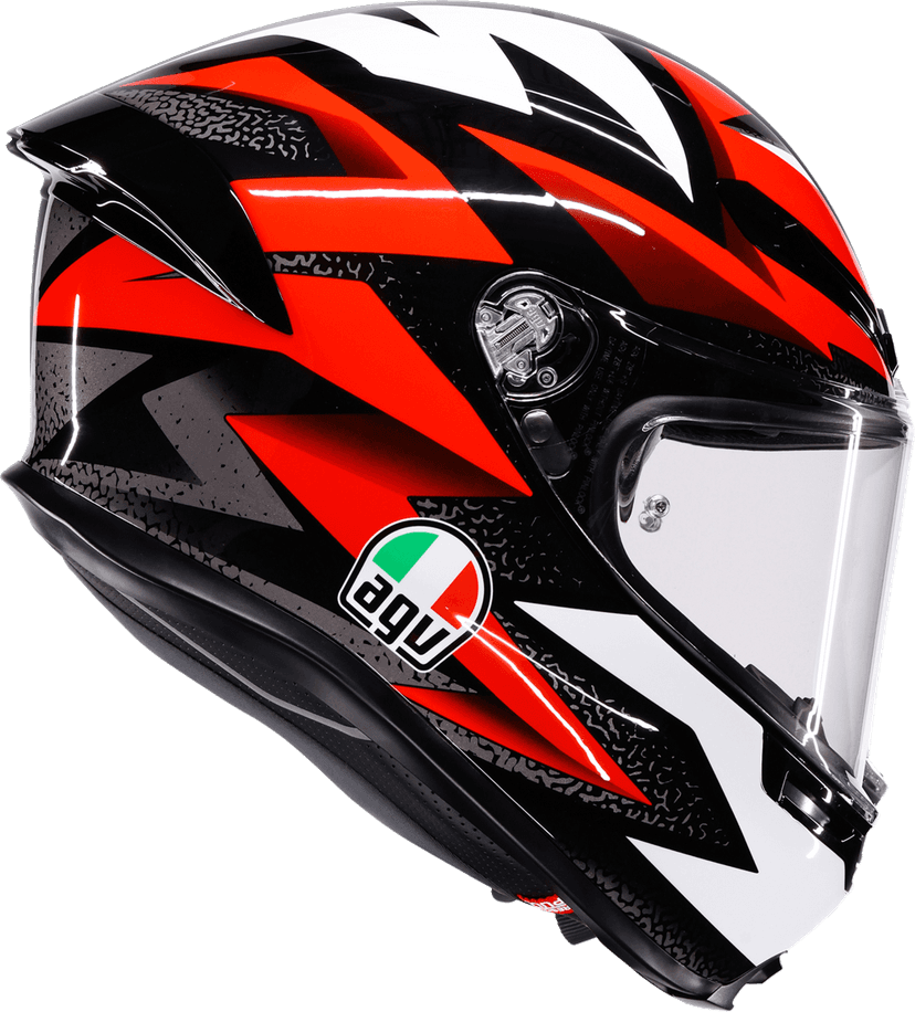 AGV 0101-19205 K6 S Helmet - Braven - Black/Red/White - XL — image 6 of 7