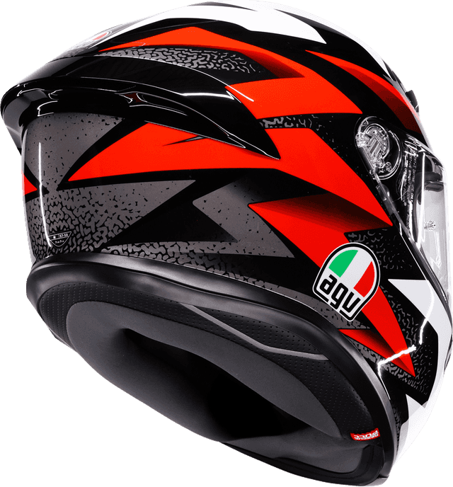 AGV 0101-19206 K6 S Helmet - Braven - Black/Red/White - 2XL — image 3 of 7