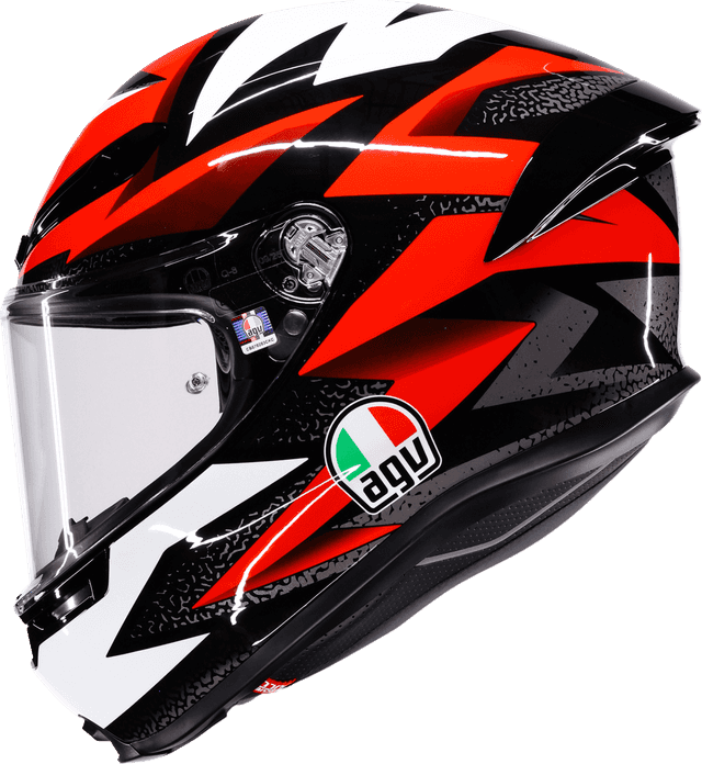 AGV 0101-19206 K6 S Helmet - Braven - Black/Red/White - 2XL — image 5 of 7