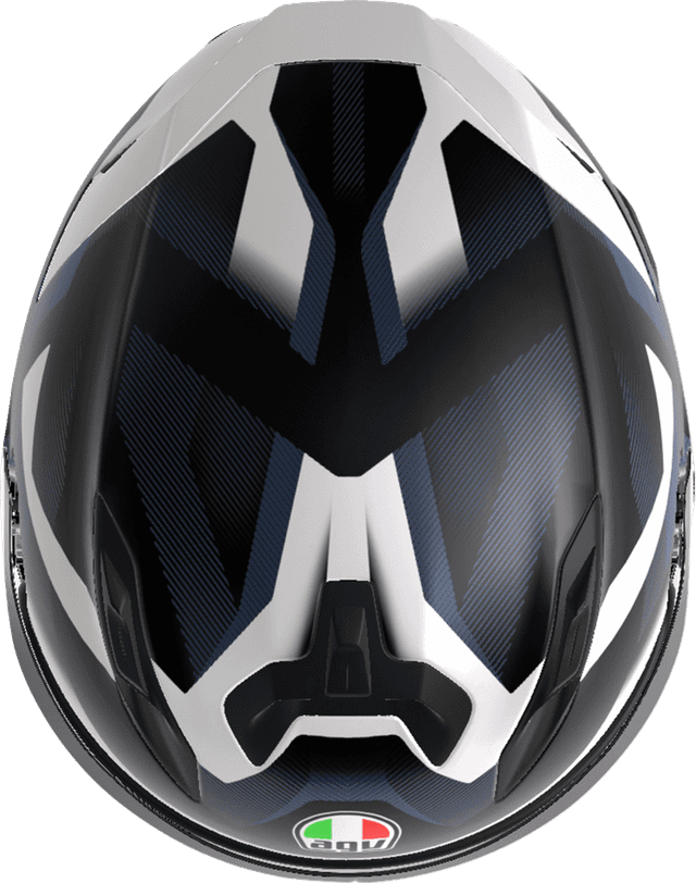 AGV 0101-19215 K7 Helmet - Glimpse - Matte Black/White - XL — image 4 of 7