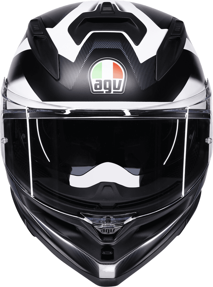 AGV 0101-19215 K7 Helmet - Glimpse - Matte Black/White - XL — image 6 of 7