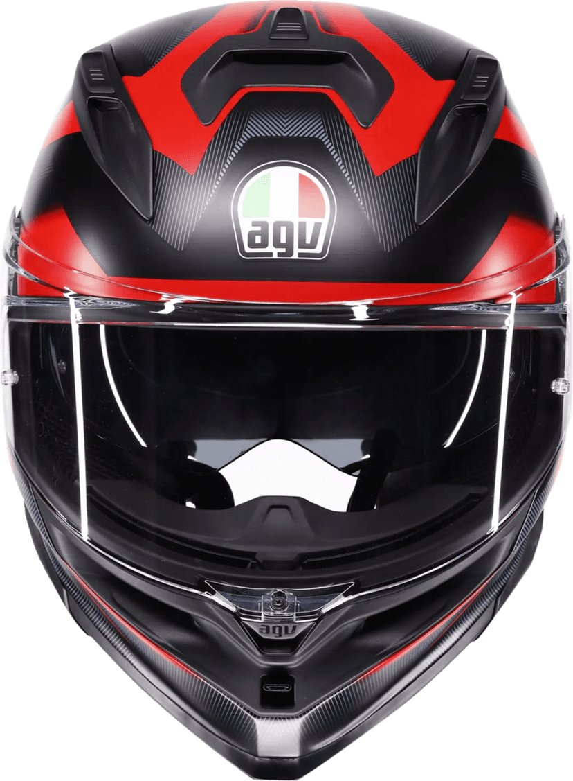 AGV 0101-19220 K7 Helmet - Glimpse - Matte Black/Red - XL — image 6 of 7