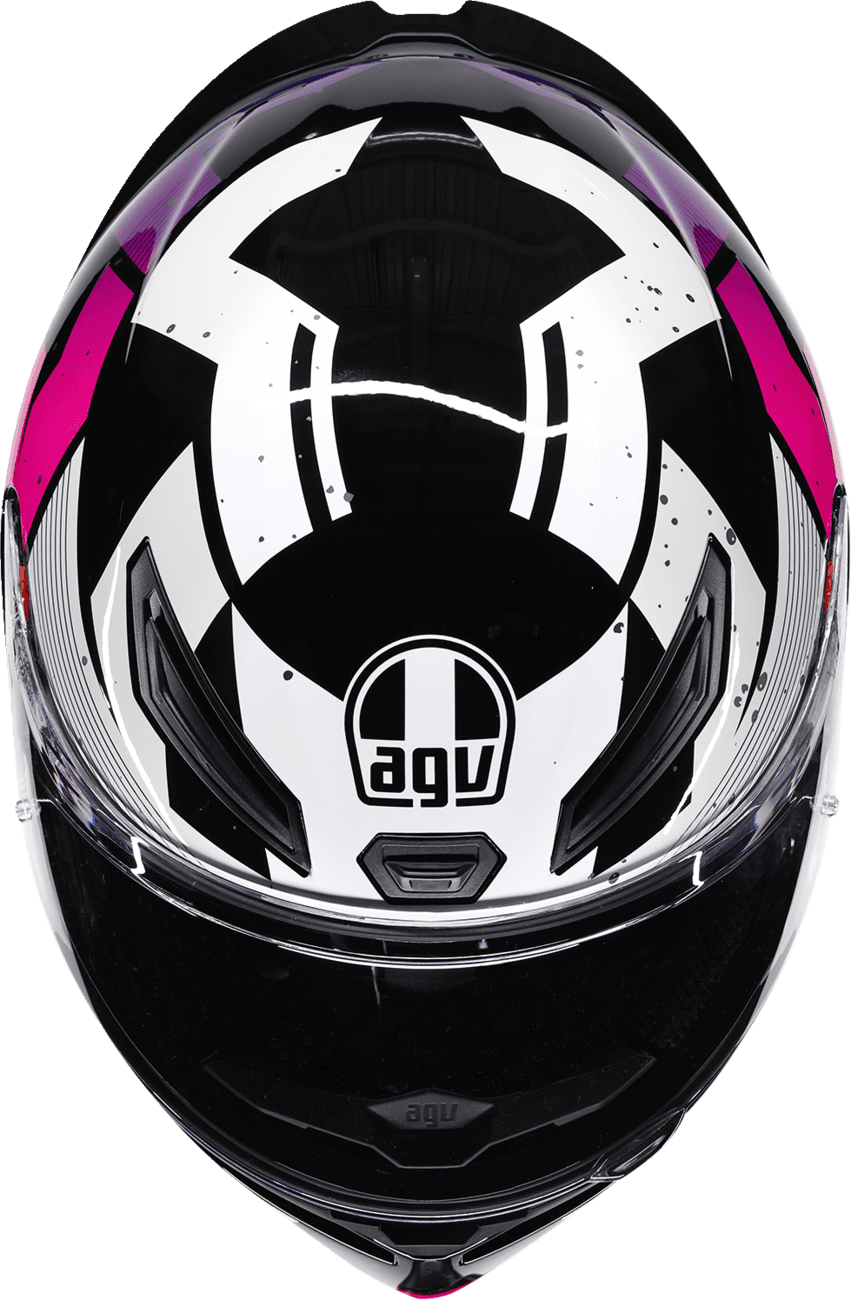 AGV 0101-19254 K1 S Helmet - Punkpulse - Black/Purple/Lime - Large