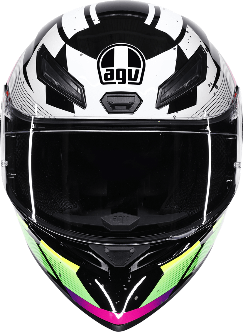 AGV 0101-19255 K1 S Helmet - Punkpulse - Black/Purple/Lime - XL — image 6 of 7