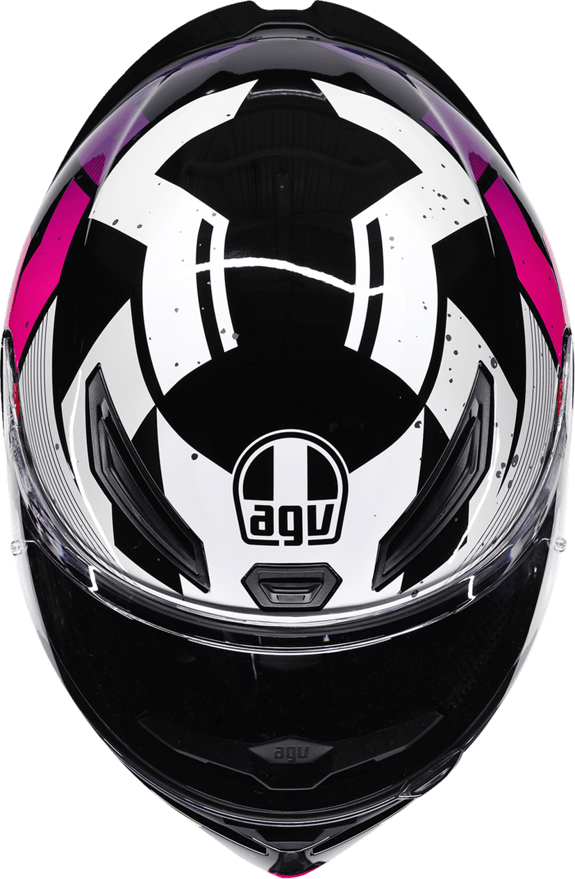 AGV 0101-19256 K1 S Helmet - Punkpulse - Black/Purple/Lime - 2XL — image 1 of 7