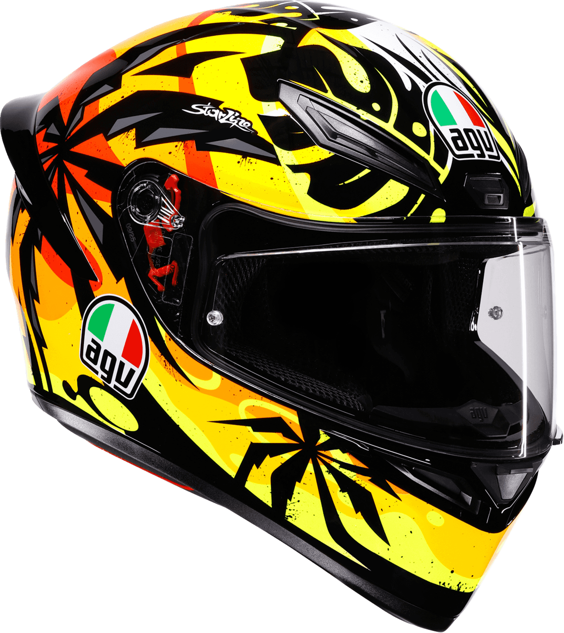 AGV 0101-19260 K1 S Helmet - Tropicrush - Black/Orange - XL
