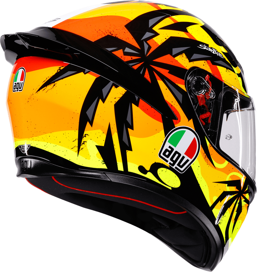 AGV 0101-19260 K1 S Helmet - Tropicrush - Black/Orange - XL — image 3 of 7