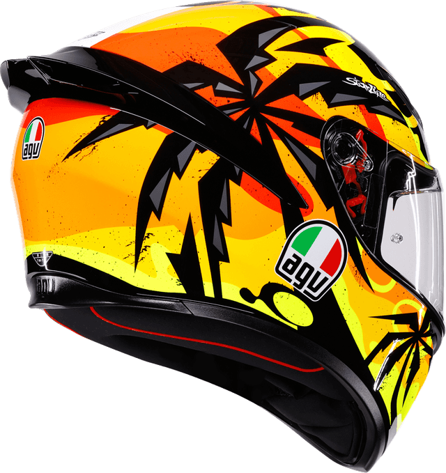 AGV 0101-19261 K1 S Helmet - Tropicrush - Black/Orange - 2XL — image 3 of 7