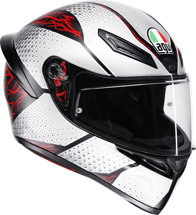 AGV 0101-19265 K1 S Helmet - Speedarmor - Matte Black/Gray/Red - XL — image 1 of 7