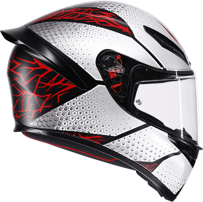 AGV 0101-19266 K1 S Helmet - Speedarmor - Matte Black/Gray/Red - 2XL — image 2 of 7