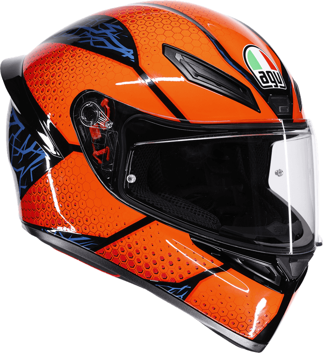AGV 0101-19268 K1 S Helmet - Speedarmor - Black/Orange/Blue - Medium — image 1 of 7