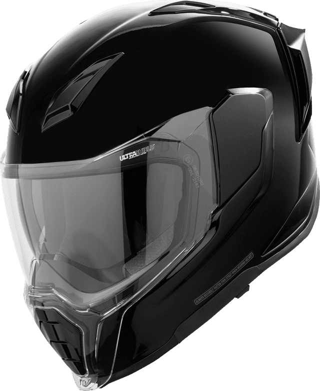 ICON 0101-19274 Ultraflite™ Helmet - Solid - MIPS® - Gloss Black - Medium — image 1 of 5