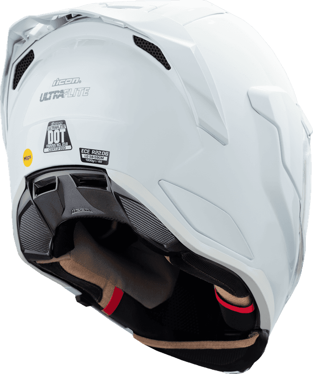 ICON 0101-19279 Ultraflite™ Helmet - Solid - MIPS® - Gloss White - XS — image 3 of 6