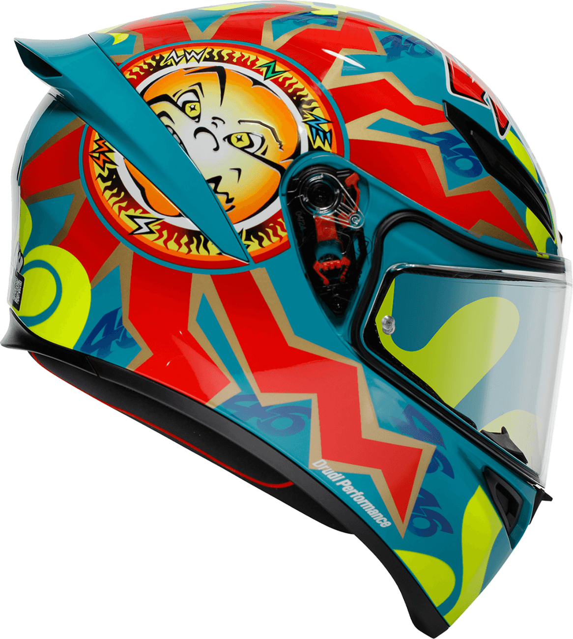 AGV 0101-19435 K1 S Helmet - Rossi Mugello 1999 - Small