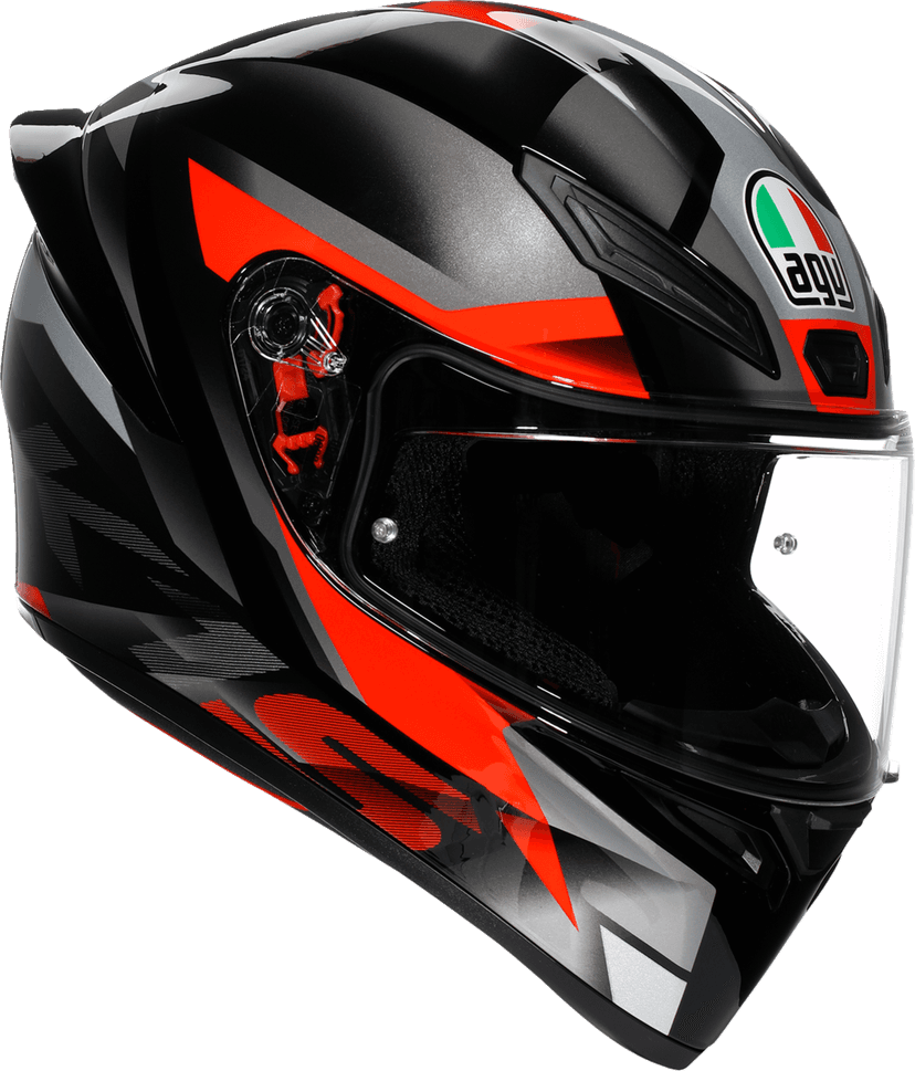 AGV 0101-19440 K1 S Helmet - Fastlap - Black/Gray/Red - Small — image 1 of 7