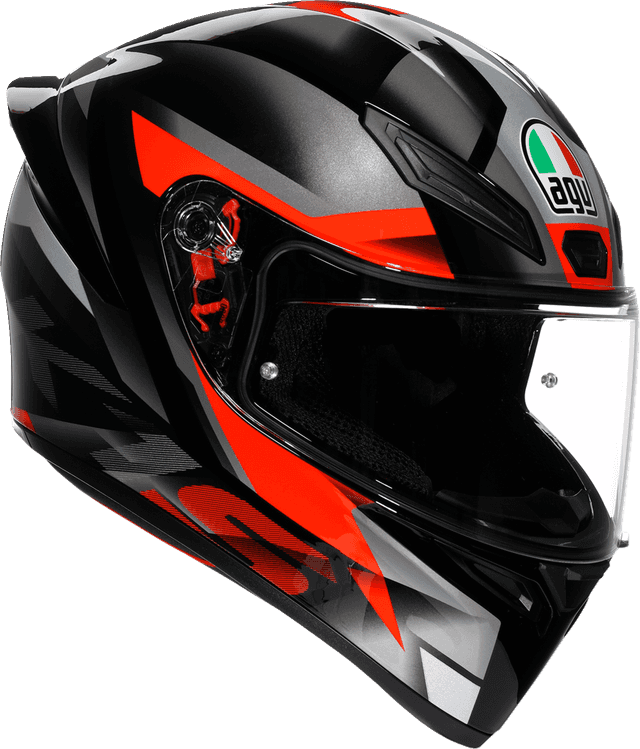 AGV 0101-19441 K1 S Helmet - Fastlap - Black/Gray/Red - Medium — image 1 of 7