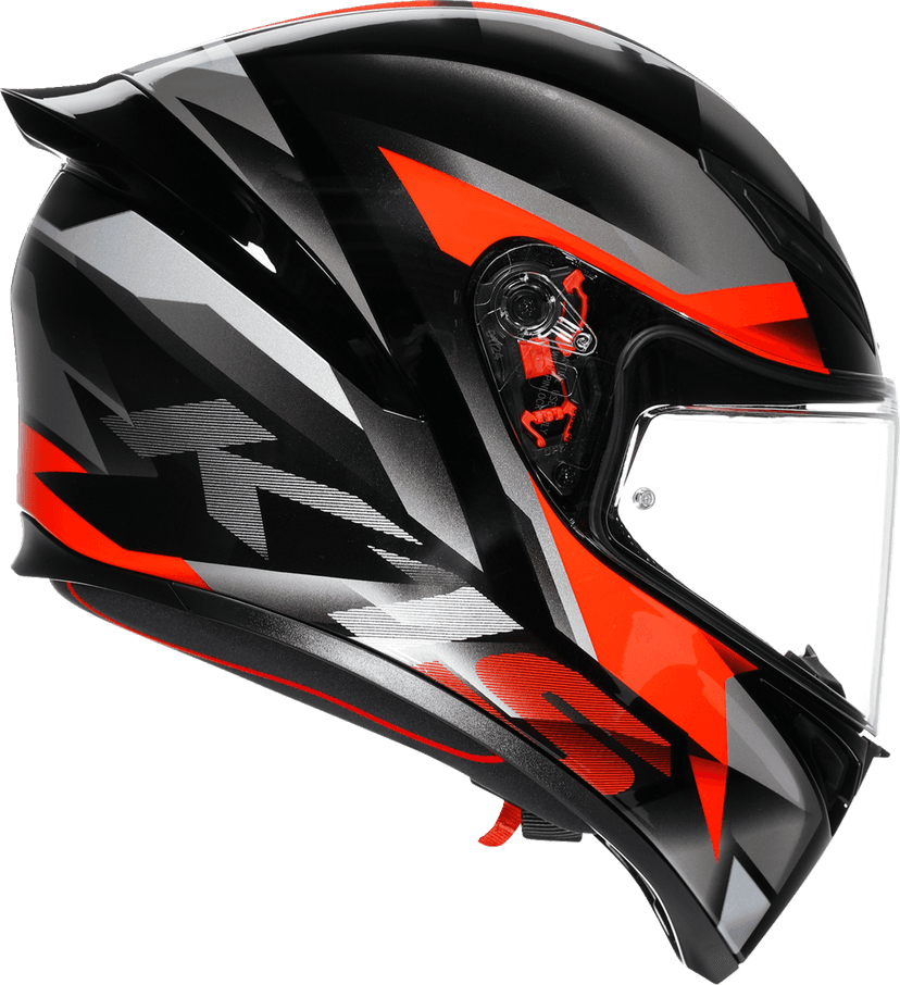 AGV 0101-19443 K1 S Helmet - Fastlap - Black/Gray/Red - XL — image 2 of 7