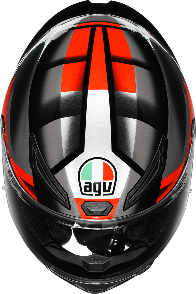 AGV 0101-19443 K1 S Helmet - Fastlap - Black/Gray/Red - XL — image 7 of 7