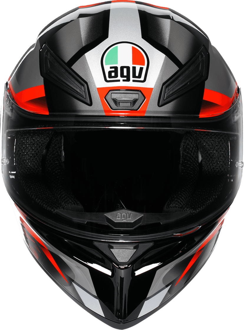 AGV 0101-19443 K1 S Helmet - Fastlap - Black/Gray/Red - XL — image 6 of 7