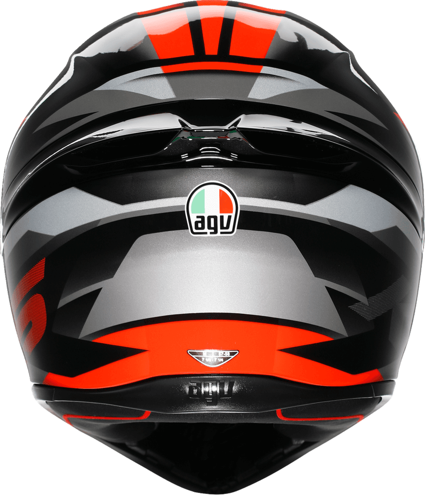 AGV 0101-19444 K1 S Helmet - Fastlap - Black/Gray/Red - 2XL — image 5 of 7
