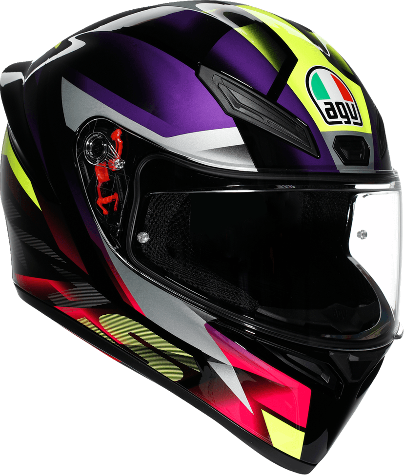 AGV 0101-19445 K1 S Helmet - Fastlap - Black/Purple/Pink - XS — image 1 of 7