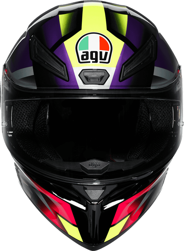 AGV 0101-19449 K1 S Helmet - Fastlap - Black/Purple/Pink - XL — image 6 of 7