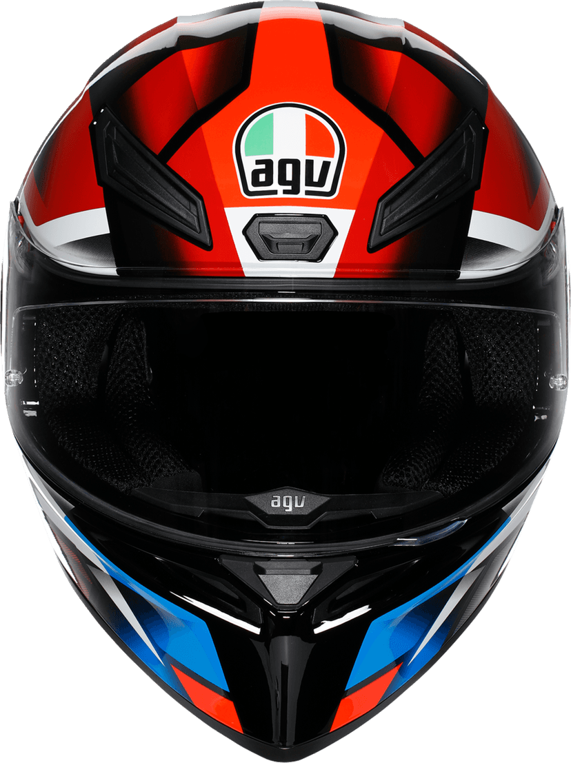 AGV 0101-19452 K1 S Helmet - Fastlap - Black/Red/Blue - Medium — image 6 of 7