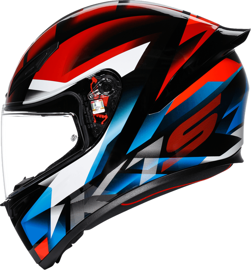 AGV 0101-19453 K1 S Helmet - Fastlap - Black/Red/Blue - Large — image 5 of 7