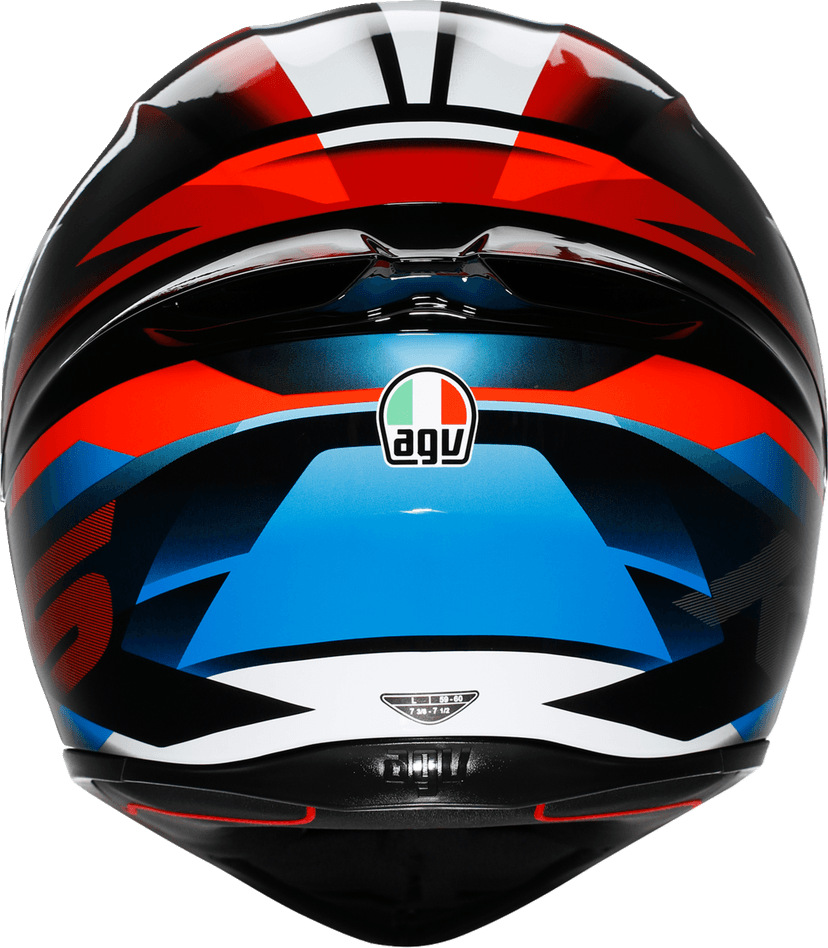AGV 0101-19454 K1 S Helmet - Fastlap - Black/Red/Blue - XL — image 4 of 7