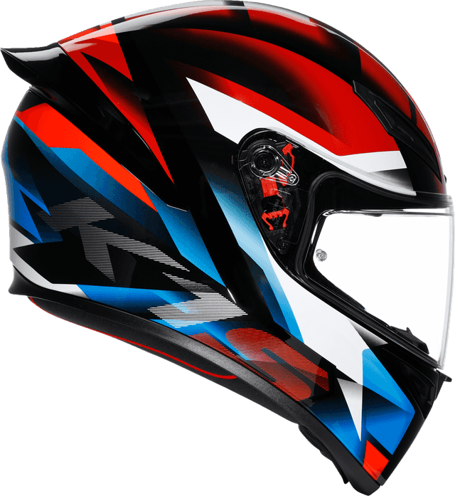 AGV 0101-19455 K1 S Helmet - Fastlap - Black/Red/Blue - 2XL — image 2 of 7