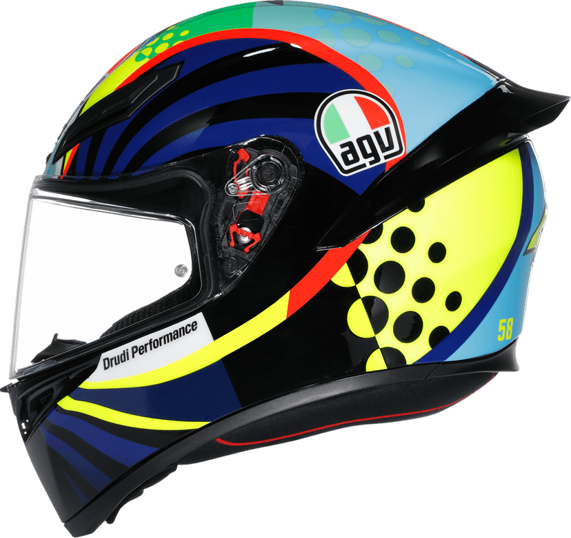 AGV 0101-19459 K1 S Helmet - Rossi Winter Test 2020 - XL — image 5 of 7
