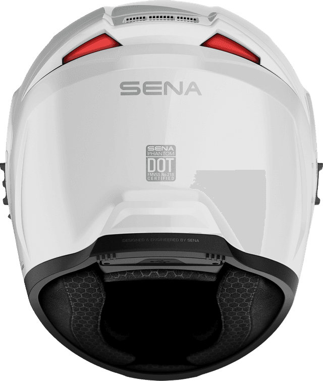 SENA 0101-19472 Phantom ANC Helmet - Gloss White - Large — image 2 of 5