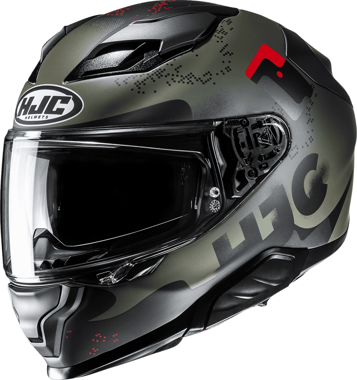 HJC 0101-19700 F71 Helmet - Faco - MC1SF - Medium