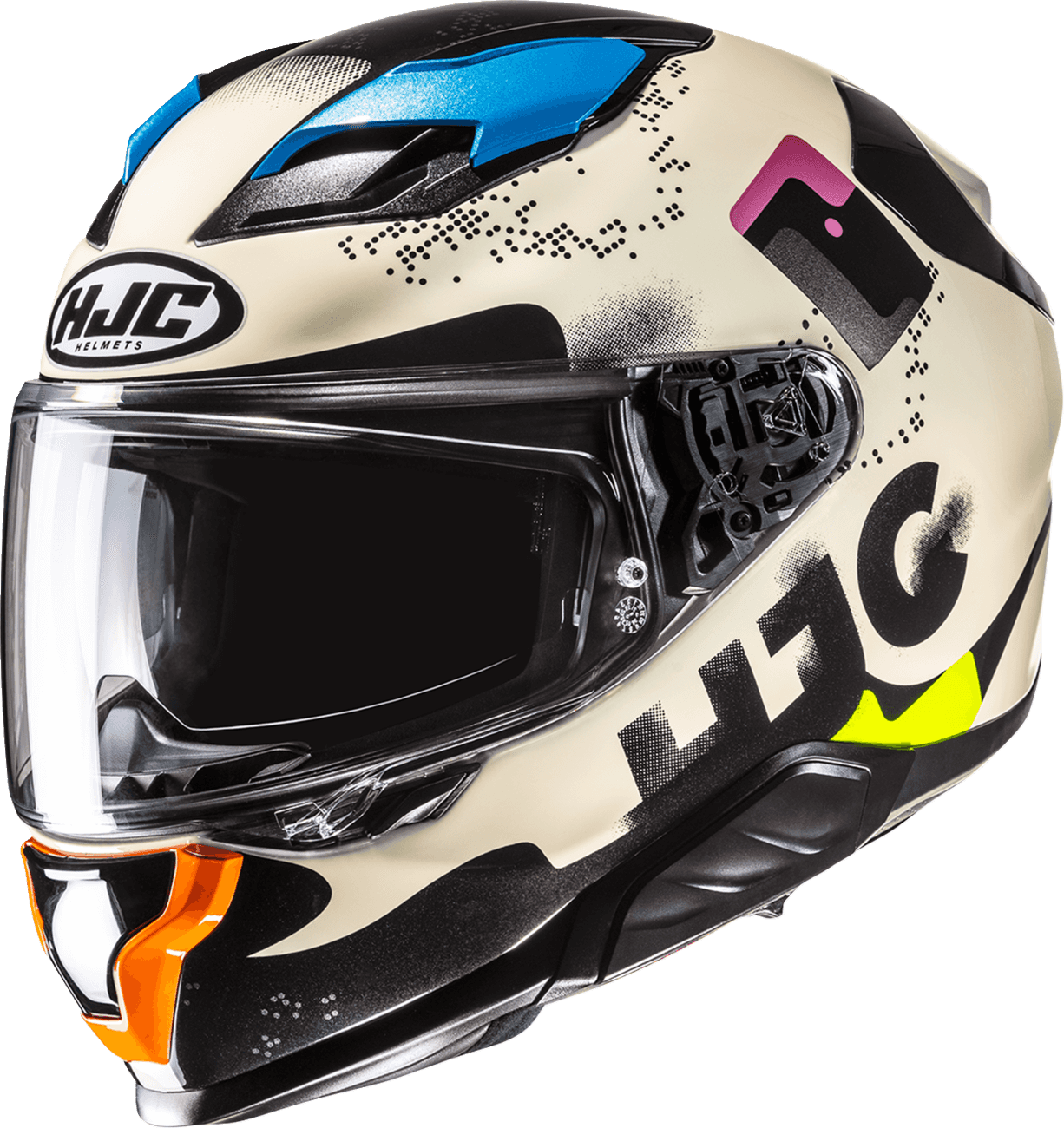 HJC 0101-19707 F71 Helmet - Faco - MC28 - Large