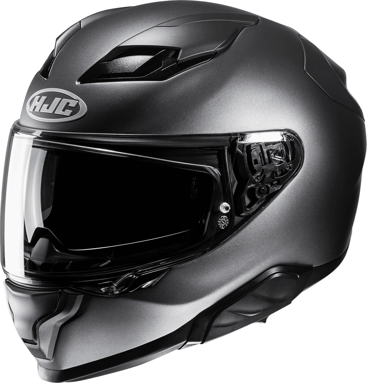 HJC 0101-19734 F71 Helmet - Solid - Semi-Flat Black Titanium - Large