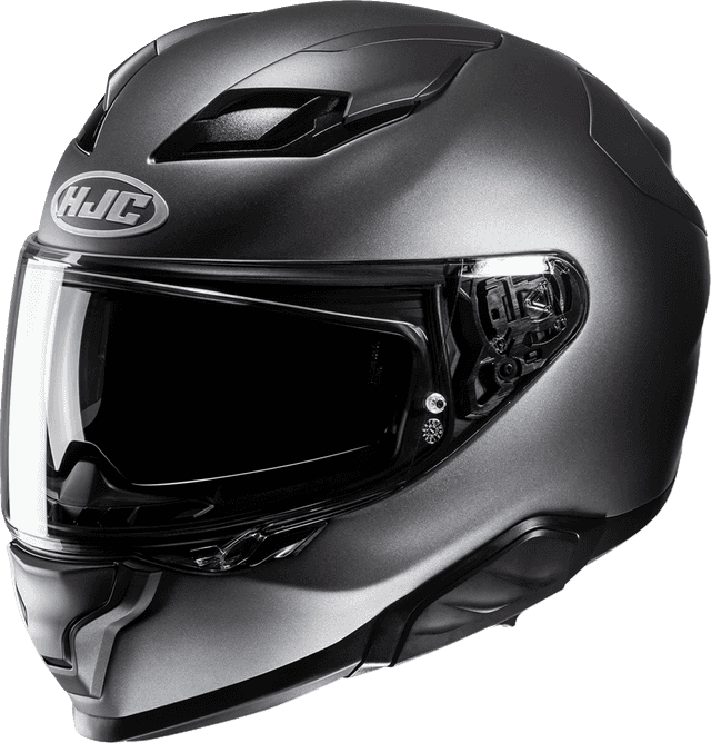 HJC 0101-19734 F71 Helmet - Solid - Semi-Flat Black Titanium - Large — image 1 of 2