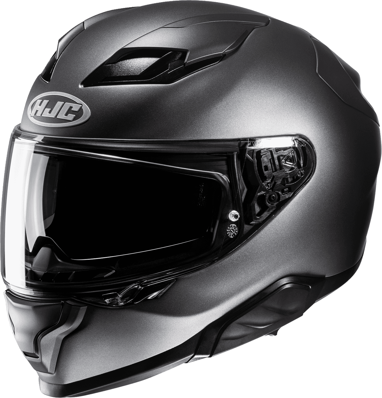 HJC 0101-19739 F71 Helmet - Solid - Semi-Flat Titanium - Large