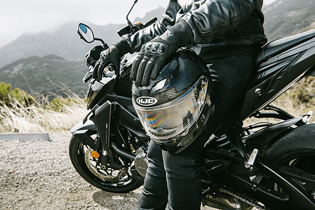 HJC 0101-19743 F71 Carbon Helmet - Solid - Medium — image 6 of 7