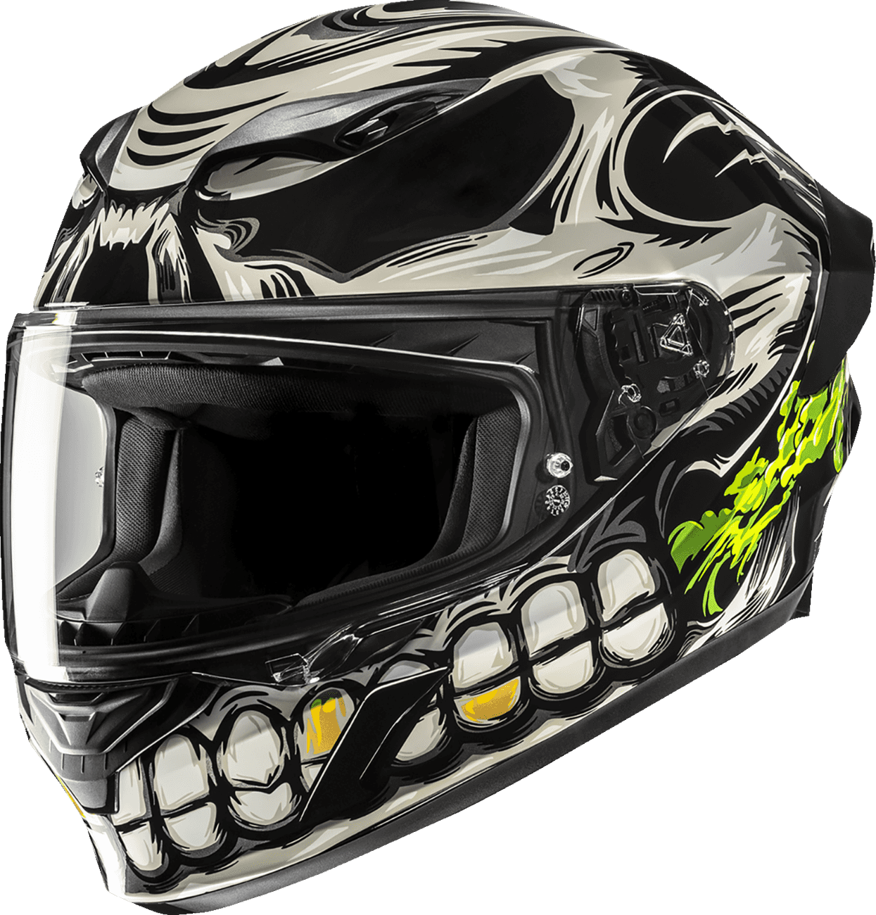 HJC 0101-19827 i11 Helmet - Acid Skull - MC5 - Large